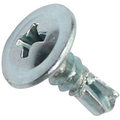 AERZETIX C44674 Lot de 100 Vis à tôle autoperceuses Ø4.2x13mm à tête large bombée à empreinte PH/cruciforme en acier zingué fixation tôle bardage métallique chéneaux couleur argent - Publicité AERZETIX C44674 Lot de 100 Vis à tôle autoperceuses Ø4.2x13mm à tête large bombée à empreinte PH/cruciforme en acier zingué fixation tôle bardage métallique chéneaux couleur argent - Publicité