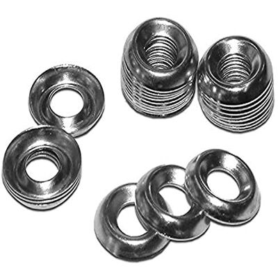Merriway Bulk Hardware BH01971 Rondelle de vis à épaulement n° 6 Nickelée, Set de 100 Pièces - Publicité Merriway Bulk Hardware BH01971 Rondelle de vis à épaulement n° 6 Nickelée, Set de 100 Pièces - Publicité