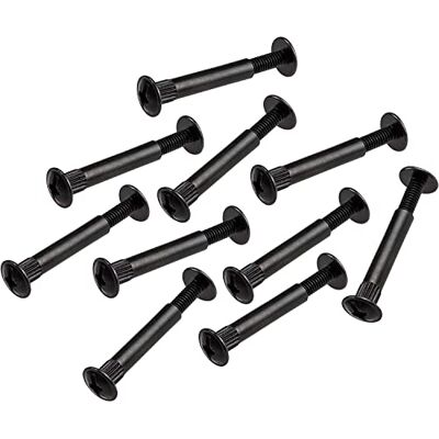 Gedotec Lot de 100 vis de meuble noir M4 32-42 mm d'épaisseur de bois – Vis à douille Vis de connexion en acier Connecteurs d'armoire à fente cruciforme PZ2 et lame plate Connecteurs meubles - Publicité Gedotec Lot de 100 vis de meuble noir M4 32-42 mm d'épaisseur de bois – Vis à douille Vis de connexion en acier Connecteurs d'armoire à fente cruciforme PZ2 et lame plate Connecteurs meubles - Publicité