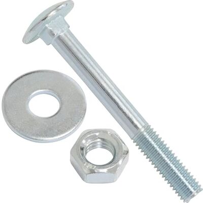 AERZETIX Ensemble de 15 boulons carrossiers M8x70mm / rondelles et écrous M8 / en acier zingué/pour fixation et assemblage - Publicité AERZETIX Ensemble de 15 boulons carrossiers M8x70mm / rondelles et écrous M8 / en acier zingué/pour fixation et assemblage - Publicité
