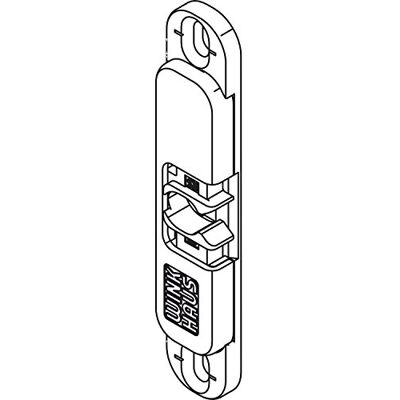 Winkhaus BK.Z-8 Loqueteau de porte de balcon avec tenon de 8 mm, montage sur l'aile de têtière - Publicité Winkhaus BK.Z-8 Loqueteau de porte de balcon avec tenon de 8 mm, montage sur l'aile de têtière - Publicité