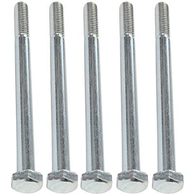 AERZETIX Lot de 5 Boulons M6x80 à Tête Hexagonale Filetage Partiel Ø6x80mm DIN 931 en Acier Zingué Couleur Argent Bricolage et Quincaillerie - Publicité AERZETIX Lot de 5 Boulons M6x80 à Tête Hexagonale Filetage Partiel Ø6x80mm DIN 931 en Acier Zingué Couleur Argent Bricolage et Quincaillerie - Publicité