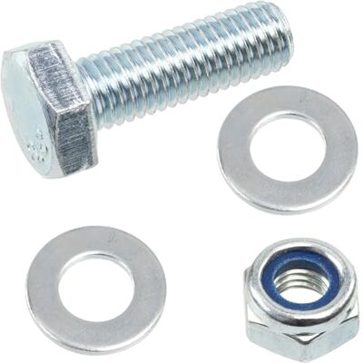 AERZETIX Kit de 10 boulons M10x30 mm à tête hexagonale + 20 rondelles + 10 écrous autobloquants hexagonaux M10 pour assemblage bricolage et fixation légère en acier - Publicité AERZETIX Kit de 10 boulons M10x30 mm à tête hexagonale + 20 rondelles + 10 écrous autobloquants hexagonaux M10 pour assemblage bricolage et fixation légère en acier - Publicité