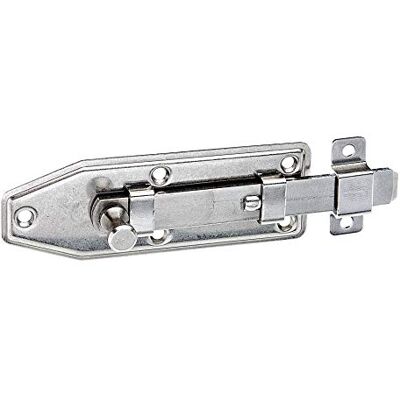 Alberts 113278 Verrou de fenêtre droit, avec boucle serrée acier inoxydable platine 100 x 35 mm - Publicité Alberts 113278 Verrou de fenêtre droit, avec boucle serrée acier inoxydable platine 100 x 35 mm - Publicité