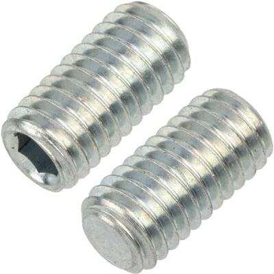 AERZETIX Lot de 12 Vis de Blocage Réglage sans Tête M5x10 mm à Bout Plat à Empreinte HEX2.5 à 6 Pans Creux en Acier Couleur Argent - Publicité AERZETIX Lot de 12 Vis de Blocage Réglage sans Tête M5x10 mm à Bout Plat à Empreinte HEX2.5 à 6 Pans Creux en Acier Couleur Argent - Publicité