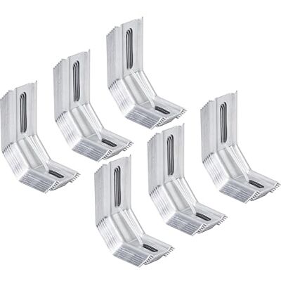 Alberts 832414 Équerre réglable 2 angles de 45°, emboutie, avec trou oblong galvanisée Sendzimir 35 x 30 x 50 mm kit de 36 - Publicité Alberts 832414 Équerre réglable 2 angles de 45°, emboutie, avec trou oblong galvanisée Sendzimir 35 x 30 x 50 mm kit de 36 - Publicité