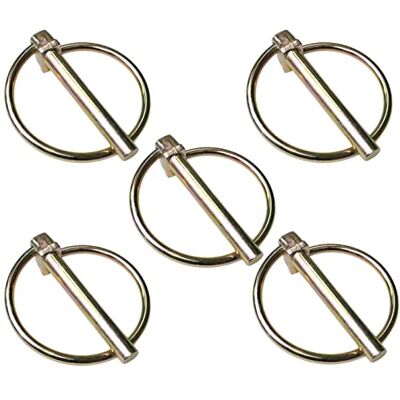 AERZETIX C57573 Lot de 5 Goupilles clips agricoles avec anneau Ø6x41mm goupille à bille à battant goupille de sécurité goupille d'attache rapide DIN 11023 - Publicité AERZETIX C57573 Lot de 5 Goupilles clips agricoles avec anneau Ø6x41mm goupille à bille à battant goupille de sécurité goupille d'attache rapide DIN 11023 - Publicité