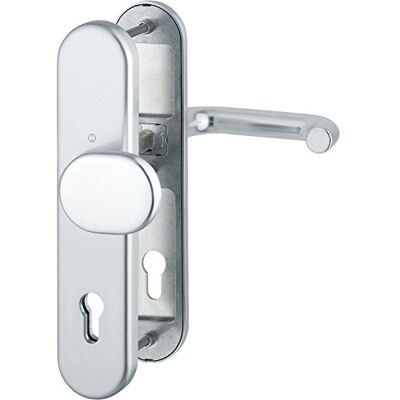 Ensemble poignée porte et fenêtre Hoppe PARIS - Argent, PZ 92mm, 77-82mm - Publicité Ensemble poignée porte et fenêtre Hoppe PARIS - Argent, PZ 92mm, 77-82mm - Publicité