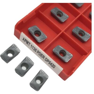 quetwef Accessoires pour machines à lames tournantes à hau Outil de tournage et fraisage en alliage dur, outil coupe, outils tour à métaux indexables, APMT1135 DP5320 DP5420, 10 pièces(APMT1135 DP5420) - Publicité quetwef Accessoires pour machines à lames tournantes à hau Outil de tournage et fraisage en alliage dur, outil coupe, outils tour à métaux indexables, APMT1135 DP5320 DP5420, 10 pièces(APMT1135 DP5420) - Publicité