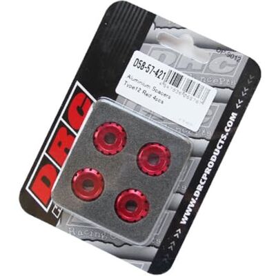 DRC T12 rouge 6,5mm ID entretoise - Publicité DRC T12 rouge 6,5mm ID entretoise - Publicité