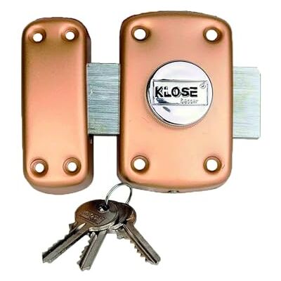 KLOSE BESSER Verrou à Bouton 3 clés 45 mm (trous 70x38 mm) 45mm varié - Publicité KLOSE BESSER Verrou à Bouton 3 clés 45 mm (trous 70x38 mm) 45mm varié - Publicité