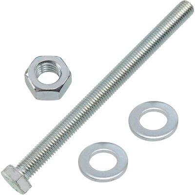 AERZETIX Kit ensemble de 5 boulons M12x160 mm à tête hexagonale + 10 rondelles M12x24 mm + 5 écrous hexagonaux M12 pour bricolage et fixation légère en acier - Publicité AERZETIX Kit ensemble de 5 boulons M12x160 mm à tête hexagonale + 10 rondelles M12x24 mm + 5 écrous hexagonaux M12 pour bricolage et fixation légère en acier - Publicité