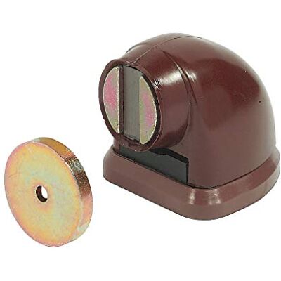 Gedotec Butoir de porte magnétique Butoir de porte 20 kg brun Arrêt de porte pour montage au sol Arrêt de porte Butoir de sol avec aimant Aimant de porte au sol extra fort - Publicité Gedotec Butoir de porte magnétique Butoir de porte 20 kg brun Arrêt de porte pour montage au sol Arrêt de porte Butoir de sol avec aimant Aimant de porte au sol extra fort - Publicité
