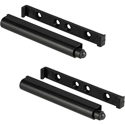 Gedotec Loqueteau à pression plastique Loqueteau automatique Push-to-Open Ouvre-porte noir SLIM Loqueteau fort Ouverture à pression pour portes de placard - Publicité Gedotec Loqueteau à pression plastique Loqueteau automatique Push-to-Open Ouvre-porte noir SLIM Loqueteau fort Ouverture à pression pour portes de placard - Publicité