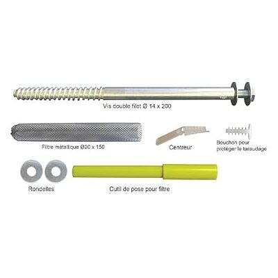 ING Fixations Fixation pour store FIX-STORE ISO sur isolation extérieure diam 14 X 300 mm sachet de 2 - Publicité ING Fixations Fixation pour store FIX-STORE ISO sur isolation extérieure diam 14 X 300 mm sachet de 2 - Publicité