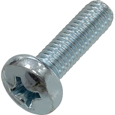 AERZETIX C59917 Lot de 50 Vis métaux à tête cylindrique M6x20 mm à empreinte PH2 boulon d'assemblage DIN 7985 dureté 4.8 en acier au carbone couleur argent - Publicité AERZETIX C59917 Lot de 50 Vis métaux à tête cylindrique M6x20 mm à empreinte PH2 boulon d'assemblage DIN 7985 dureté 4.8 en acier au carbone couleur argent - Publicité