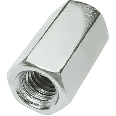 AERZETIX C58222 Lot de 10 Écrous de jonction hexagonaux allongés M5x15 mm écrou de rallonge prolongateur à filetage métrique en acier zingué - Publicité AERZETIX C58222 Lot de 10 Écrous de jonction hexagonaux allongés M5x15 mm écrou de rallonge prolongateur à filetage métrique en acier zingué - Publicité