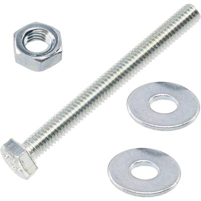 AERZETIX Kit ensemble de 25 boulons M4x40 mm à tête hexagonale + 50 rondelles larges M4x12 mm + 25 écrous hexagonaux M4 pour bricolage et fixation légère en acier - Publicité AERZETIX Kit ensemble de 25 boulons M4x40 mm à tête hexagonale + 50 rondelles larges M4x12 mm + 25 écrous hexagonaux M4 pour bricolage et fixation légère en acier - Publicité
