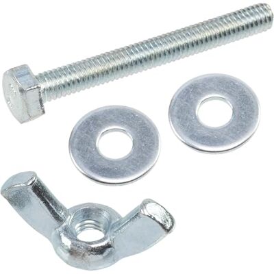 AERZETIX Kit ensemble de 25 écrous papillons à oreilles M4 + 50 rondelles plates larges pour vis M4 + 25 boulons M4x35 mm à tête hexagonale en acier - Publicité AERZETIX Kit ensemble de 25 écrous papillons à oreilles M4 + 50 rondelles plates larges pour vis M4 + 25 boulons M4x35 mm à tête hexagonale en acier - Publicité