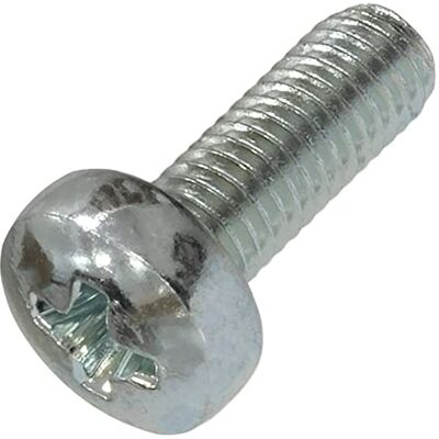 AERZETIX C59898 Lot de 50 Vis métaux à tête cylindrique M5x14 mm à empreinte PH2 boulon d'assemblage DIN 7985 dureté 4.8 en acier au carbone couleur argent - Publicité AERZETIX C59898 Lot de 50 Vis métaux à tête cylindrique M5x14 mm à empreinte PH2 boulon d'assemblage DIN 7985 dureté 4.8 en acier au carbone couleur argent - Publicité