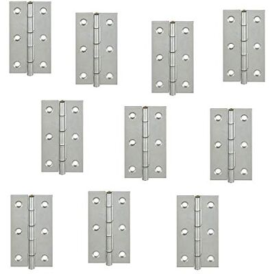 Gedotec Lot de 10 charnières de coffre en métal avec tige en laiton rivetée 40 x 26 mm Charnière de meuble en acier galvanisé Bande à visser Lot de 10 – Bande de meuble roulée - Publicité Gedotec Lot de 10 charnières de coffre en métal avec tige en laiton rivetée 40 x 26 mm Charnière de meuble en acier galvanisé Bande à visser Lot de 10 – Bande de meuble roulée - Publicité