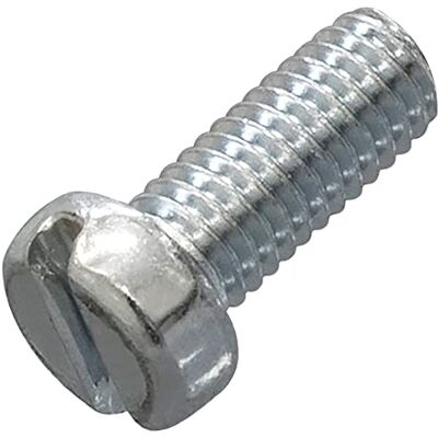 AERZETIX C60178 Lot de 50 Vis à métaux à tête cylindrique M5x12 mm à empreinte fendue S boulon d'assemblage DIN 84 dureté 4.8 en acier zingué couleur argent - Publicité AERZETIX C60178 Lot de 50 Vis à métaux à tête cylindrique M5x12 mm à empreinte fendue S boulon d'assemblage DIN 84 dureté 4.8 en acier zingué couleur argent - Publicité