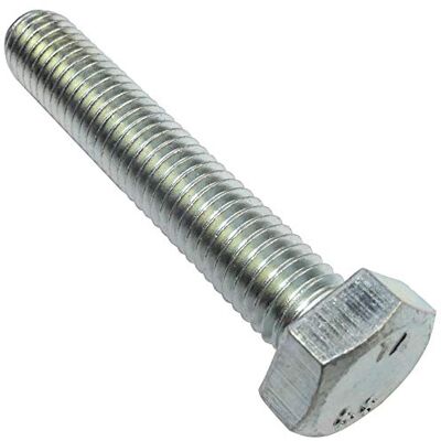AERZETIX Lot de 50 Boulons M8x45 Tête Hexagonale Ø8x45mm DIN 933 Acier Zingué Couleur Argent Bricolage et Quincaillerie - Publicité AERZETIX Lot de 50 Boulons M8x45 Tête Hexagonale Ø8x45mm DIN 933 Acier Zingué Couleur Argent Bricolage et Quincaillerie - Publicité