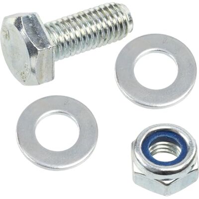 AERZETIX Kit de 15 boulons M10x25 mm à tête hexagonale + 30 rondelles + 15 écrous autobloquants hexagonaux M10 pour assemblage bricolage et fixation légère en acier - Publicité AERZETIX Kit de 15 boulons M10x25 mm à tête hexagonale + 30 rondelles + 15 écrous autobloquants hexagonaux M10 pour assemblage bricolage et fixation légère en acier - Publicité