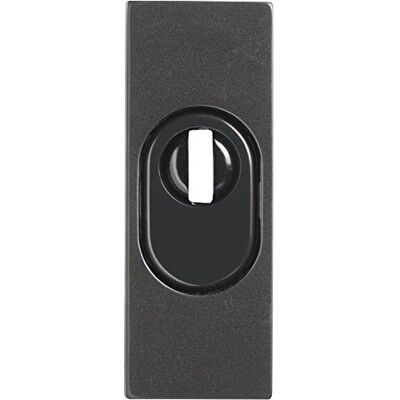 ABUS 09403 RSZS316 B7 SB Rosette de protection avec protection de cylindre pour porte en métal Marron foncé - Publicité ABUS 09403 RSZS316 B7 SB Rosette de protection avec protection de cylindre pour porte en métal Marron foncé - Publicité