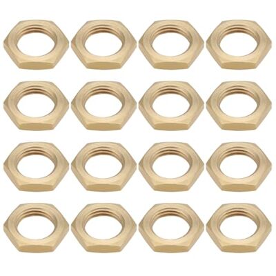 be in your mind 30 Pièces Écrou Hexagonal en Laiton M10 X 1.0mm Filetage Femelle écrou de Verrouillage Hexagonal pour Lampe électrique/supports D'ampoule épaisseur 3mm - Publicité be in your mind 30 Pièces Écrou Hexagonal en Laiton M10 X 1.0mm Filetage Femelle écrou de Verrouillage Hexagonal pour Lampe électrique/supports D'ampoule épaisseur 3mm - Publicité