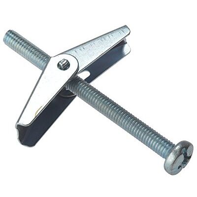 Merriway Bulk Hardware BH02493 Cheville à ressort / ailettes avec vis d'assemblage, Set de 4 Pièces - Publicité Merriway Bulk Hardware BH02493 Cheville à ressort / ailettes avec vis d'assemblage, Set de 4 Pièces - Publicité