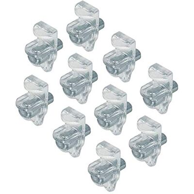 Gedotec Support Tablette Étagère Goupille de Meuble de Rangement, Cuisine, Salle de Bain Taquet en Plastique avec Tige en Acier Galvanisé de 5 mm Planche en Bois ou Verre Lot de 50 - Publicité Gedotec Support Tablette Étagère Goupille de Meuble de Rangement, Cuisine, Salle de Bain Taquet en Plastique avec Tige en Acier Galvanisé de 5 mm Planche en Bois ou Verre Lot de 50 - Publicité