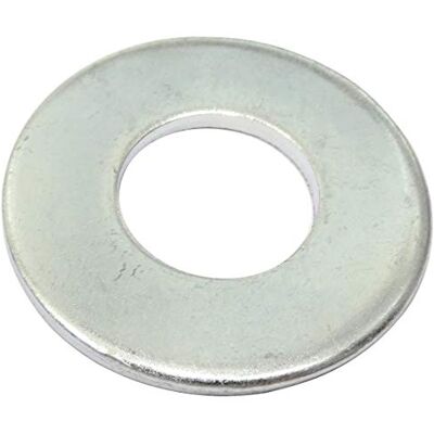 AERZETIX C44429 Lot de 20 Rondelles plates larges M24x55 mm épaisseur 3.8 mm DIN9021 en acier zingué couleur argent assemblage boulon vis écrou serrage étanchéité fixation - Publicité AERZETIX C44429 Lot de 20 Rondelles plates larges M24x55 mm épaisseur 3.8 mm DIN9021 en acier zingué couleur argent assemblage boulon vis écrou serrage étanchéité fixation - Publicité