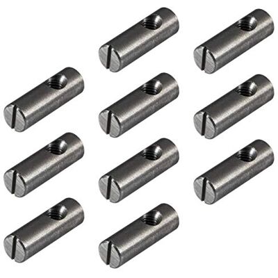 Gedotec Lot de 20 boulons transversaux M6 centraux pour meubles avec filetage H10424 20 x 30 mm Acier nu Écrous ronds à visser Raccords à vis - Publicité Gedotec Lot de 20 boulons transversaux M6 centraux pour meubles avec filetage H10424 20 x 30 mm Acier nu Écrous ronds à visser Raccords à vis - Publicité