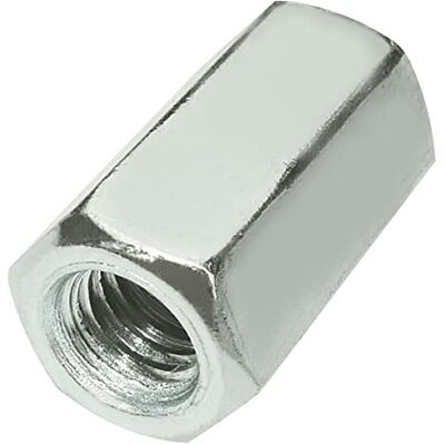 AERZETIX C58223 Lot de 10 Écrous de jonction hexagonaux allongés M8x24 mm écrou de rallonge prolongateur à filetage métrique en acier zingué - Publicité AERZETIX C58223 Lot de 10 Écrous de jonction hexagonaux allongés M8x24 mm écrou de rallonge prolongateur à filetage métrique en acier zingué - Publicité