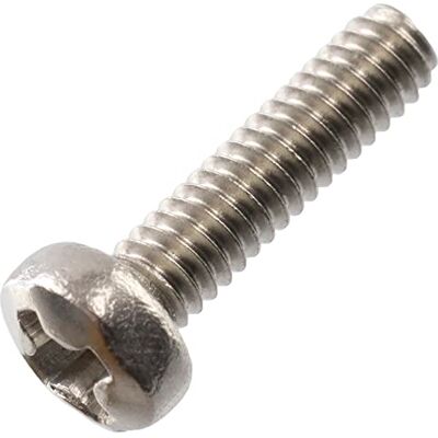 AERZETIX C59732 Lot de 50 Vis à métaux à tête cylindrique M2x8 mm à empreinte PH1 boulon d'assemblage DIN 7985 en acier inoxydable A2 couleur argent - Publicité AERZETIX C59732 Lot de 50 Vis à métaux à tête cylindrique M2x8 mm à empreinte PH1 boulon d'assemblage DIN 7985 en acier inoxydable A2 couleur argent - Publicité