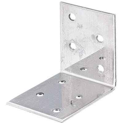 Alberts 848200 Équerre d'assemblage acier inoxydable 50 x 50 x 40 mm kit de 50 - Publicité Alberts 848200 Équerre d'assemblage acier inoxydable 50 x 50 x 40 mm kit de 50 - Publicité