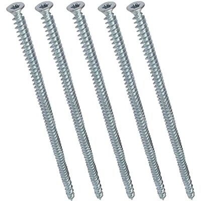 AERZETIX Lot de 5 Vis d'Ancrage Direct pour Béton Ø7.5x202mm Tête Fraisée Conique à Empreinte Étoile T30 Fixation Directe sans Cheville - Publicité AERZETIX Lot de 5 Vis d'Ancrage Direct pour Béton Ø7.5x202mm Tête Fraisée Conique à Empreinte Étoile T30 Fixation Directe sans Cheville - Publicité