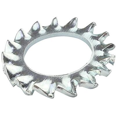 AERZETIX C46992 Lot de 50 Rondelles frein éventail M10 pour boulon/vis M10 dents denture extérieur en acier zingué DIN6798 assemblage écrou serrage étanchéité fixation - Publicité AERZETIX C46992 Lot de 50 Rondelles frein éventail M10 pour boulon/vis M10 dents denture extérieur en acier zingué DIN6798 assemblage écrou serrage étanchéité fixation - Publicité