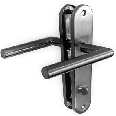 KLOSE BESSER Poignées de porte sur Plaques "MAXI TINA" Inox 304 / EntrAxe 195 mm A Condamnation sans Voyant DROITE - Publicité KLOSE BESSER Poignées de porte sur Plaques "MAXI TINA" Inox 304 / EntrAxe 195 mm A Condamnation sans Voyant DROITE - Publicité