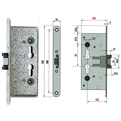 ASSA ABLOY Nemef Pn9000365 Serrure ignifuge - Serrure de porte - Publicité ASSA ABLOY Nemef Pn9000365 Serrure ignifuge - Serrure de porte - Publicité