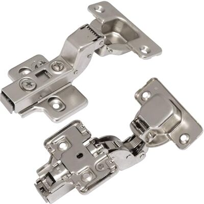 AERZETIX C41045 lot de 4 Charnière invisible clipsable pour portes de meuble aver amortisseur et réglage 3D pour portes rentrantes ouverture 110° ouverture de montage 35 mm - Publicité AERZETIX C41045 lot de 4 Charnière invisible clipsable pour portes de meuble aver amortisseur et réglage 3D pour portes rentrantes ouverture 110° ouverture de montage 35 mm - Publicité
