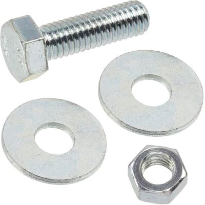 AERZETIX Kit ensemble de 25 boulons M5x16 mm à tête hexagonale + 50 rondelles larges M5x15 mm + 25 écrous hexagonaux M5 pour bricolage et fixation légère en acier - Publicité AERZETIX Kit ensemble de 25 boulons M5x16 mm à tête hexagonale + 50 rondelles larges M5x15 mm + 25 écrous hexagonaux M5 pour bricolage et fixation légère en acier - Publicité