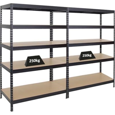 PROREGAL - RIVET - 180x120x60cm - 250kg - Étagère de rangement - Publicité PROREGAL - RIVET - 180x120x60cm - 250kg - Étagère de rangement - Publicité