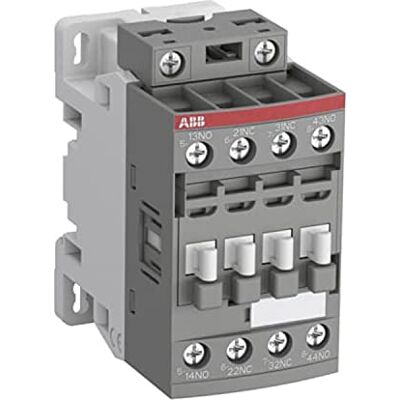 ABB Bloc contacteur, modèle NFC31E-80, 3 contacts auxiliaires NO et 1 contact auxiliaire NC, 220-230V 50Hz-230-240V 60Hz, gris, 7,7 x 4,5 x 8,6 cm (référence : 1SBH131001R8031) - Publicité ABB Bloc contacteur, modèle NFC31E-80, 3 contacts auxiliaires NO et 1 contact auxiliaire NC, 220-230V 50Hz-230-240V 60Hz, gris, 7,7 x 4,5 x 8,6 cm (référence : 1SBH131001R8031) - Publicité
