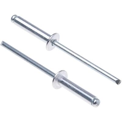 Keple 3.2mm x 10mm Rivets Aveugles en Alliage, Paquet de 50 – Rivets pour Métal, Rivet à Tête Bombée, Corps en Aluminium et Mandrin en Acier Pop Rivets pour Fixation en métal – Rivets Poussoirs - Publicité Keple 3.2mm x 10mm Rivets Aveugles en Alliage, Paquet de 50 – Rivets pour Métal, Rivet à Tête Bombée, Corps en Aluminium et Mandrin en Acier Pop Rivets pour Fixation en métal – Rivets Poussoirs - Publicité