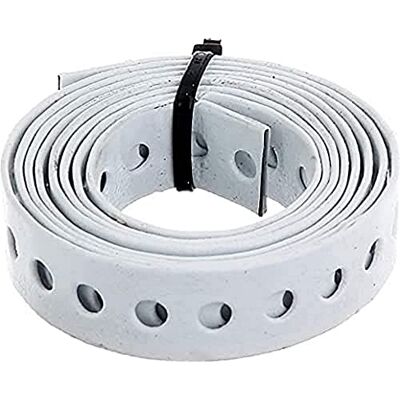 Alberts 334253 Bande perforée avec ou sans bobine plastifiée blanche largeur 17 mm longueur 1,5 m - Publicité Alberts 334253 Bande perforée avec ou sans bobine plastifiée blanche largeur 17 mm longueur 1,5 m - Publicité