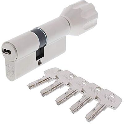 ABUS EC550 Cylindre à bouton profilé, longueur 45/45 mm, avec 5 clés - Publicité ABUS EC550 Cylindre à bouton profilé, longueur 45/45 mm, avec 5 clés - Publicité