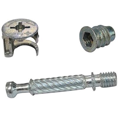AERZETIX : 30 ensembles goujon ferrure raccord d'assemblage rastex panneau 18mm meuble manchon cheville en métal C41554 - Publicité AERZETIX : 30 ensembles goujon ferrure raccord d'assemblage rastex panneau 18mm meuble manchon cheville en métal C41554 - Publicité