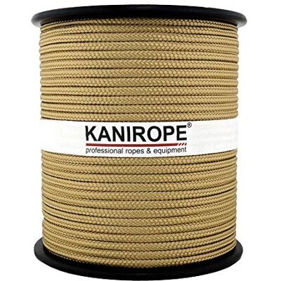 Kanirope ® Corde Cordage PP Polypropylène MULTIBRAID 3mm 100m Or (1345) tressée - Publicité Kanirope ® Corde Cordage PP Polypropylène MULTIBRAID 3mm 100m Or (1345) tressée - Publicité